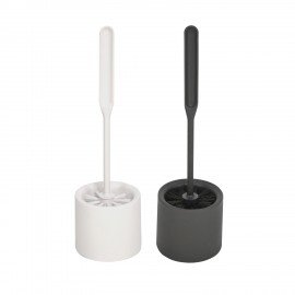 Ершик для унитаза с подставкой, МОДЕРН, пластик, ассорти ( белый / черный ), YORK, 064100