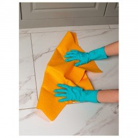 Тряпка для мытья пола, 50х60см, микрофибра, 150 г/м2, PACLAN "Practi Microfiber", шк3607, 163427