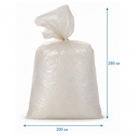 Вкладыш для биг бэгов 80 мкм, 200*280 см (для 4-х строп), ШК5308