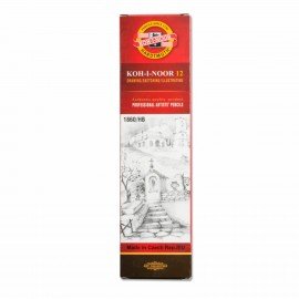 Карандаш чернографитный KOH-I-NOOR "1860", 1 шт., 3B, корпус серый, 186003B00104