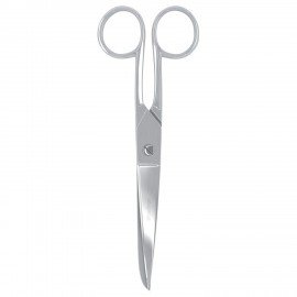 Ножницы цельнометаллические 180 мм, BERLINGO, европодвес, 256691