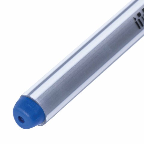 Ручка шариковая PENSAN "Triball", синяя, ВЫГОДНАЯ УПАКОВКА, КОМПЛЕКТ 12 штук, узел 1 мм, 880174