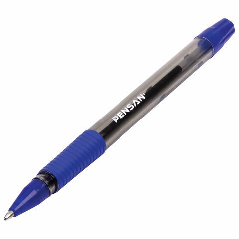 Ручка шариковая PENSAN Sign-Up, синяя, ВЫГОДНАЯ УПАКОВКА, КОМПЛЕКТ 12 штук, линия письма 0,8 мм, 880185