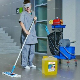 Средство для мытья пола 5 кг ЛАЙМА PROFESSIONAL концентрат, "Лимон", 880281