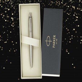 Ручка шариковая PARKER "Jotter Core Stainless Steel CT", пакет, 880892