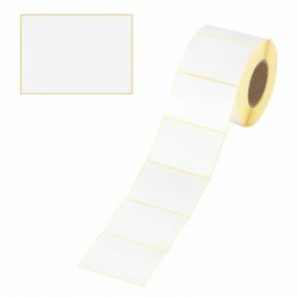 Этикетка термотрансферная ПОЛУГЛЯНЕЦ (58х40 мм), 700 этикеток в ролике, КОМПЛЕКТ 8 шт., 880965
