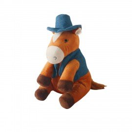 Подарок новогодний КОВБОЙ ДЖО "Мягкая игрушка-символ 2026 года", НАБОР конфет 1000г,WELDAY