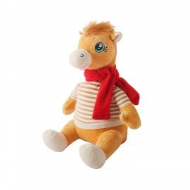 Подарок новогодний ФРАНЦУЗ ДЖОРЖ "Мягкая игрушка-символ 2026 года", НАБОР конфет 1000г,WELDAY