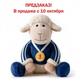 Подарок новогодний СПОРТСМЕН "Мягкая игрушка-символ 2027 года", НАБОР конфет 500 г, WELDAY (ВЭЛДЭЙ), 881400