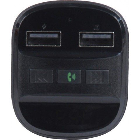 Автомобильный FM-модулятор ACV FMT-121B черный MicroSD BT USB (37575)
