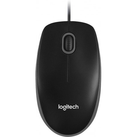 Мышь Logitech B100 for business черный оптическая (1000dpi) USB (2but)