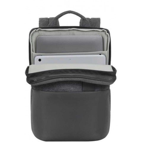 Рюкзак для ноутбука 13.3" Riva 8825 черный полиуретан/полиэстер