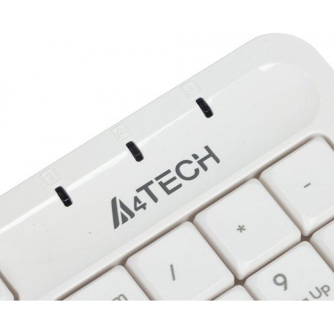 Клавиатура A4Tech Fstyler FK10 белый/серый USB