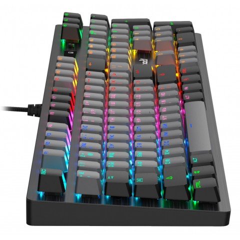 Клавиатура A4Tech Bloody B828N механическая черный/серый USB for gamer LED (B828N (GREY+BLACK))