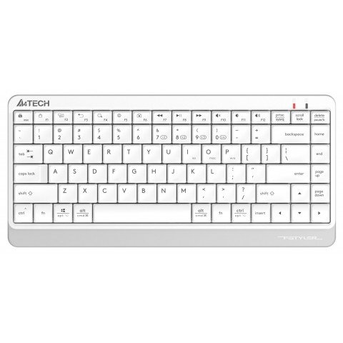 Клавиатура A4Tech Fstyler FBK11 белый/серый USB беспроводная BT/Radio slim (FBK11 WHITE)
