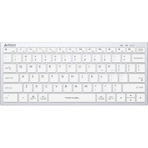 Клавиатура A4Tech Fstyler FX51 белый USB slim Multimedia (FX51 WHITE)