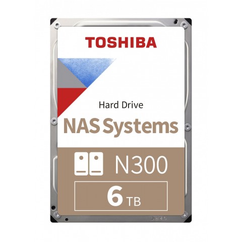 Жесткий диск Toshiba Original SATA-III 6Tb HDWG460UZSVA NAS N300 (7200rpm) 256Mb 3.5" Bulk