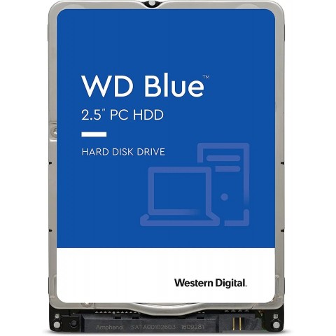 Жесткий диск WD SATA-III 500Gb WD5000LPZX Desktop Blue (5400rpm) 128Mb 2.5"