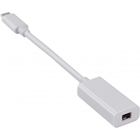 Адаптер Buro BHP RET TPC_MDP miniDisplayPort (f)-USB Type-C (m) белый