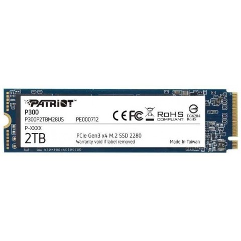 Накопитель SSD Patriot PCIe 3.0 x4 2TB P300P2TBM28 P300 M.2 2280