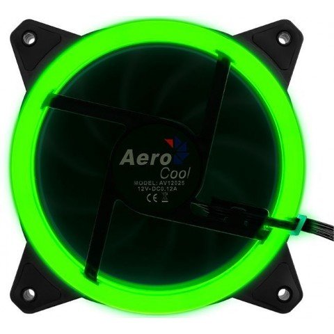 Вентилятор Aerocool Rev RGB 120x120mm черный 3-pin 15dB 153gr Ret