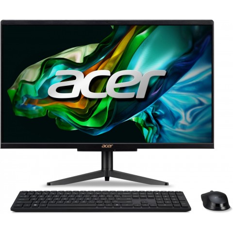Моноблок Acer Aspire C24-1610 23.8" Full HD N-series N200 (1) 8Gb SSD256Gb UHDG CR Eshell WiFi BT 65W клавиатура мышь Cam черный 1920x1080