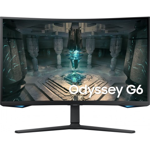 Монитор Samsung 32" Odyssey G6 S32BG650EI черный VA LED 16:9 HDMI M/M полуматовая HAS Piv 350cd 178гр/178гр 2560x1440 240Hz DP WQ USB 5.5кг