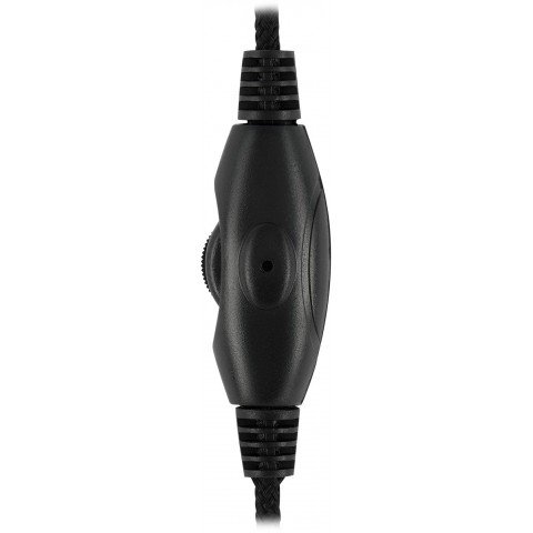 Наушники с микрофоном Оклик HS-M200 черный 1.8м накладные оголовье (1532011)