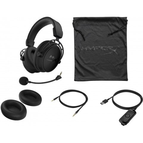Наушники с микрофоном HyperX Cloud Alpha S Blackout (HX-HSCAS-BK) черный 2м мониторные оголовье (4P5L2AA)