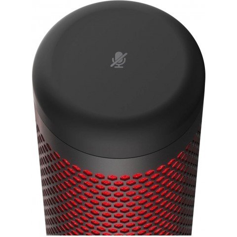 Микрофон проводной HyperX QuadCast (HX-MICQC-BK) 3м черный