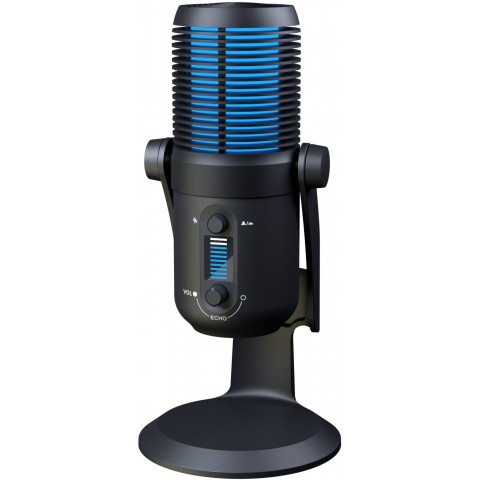 Микрофон проводной Оклик SM-400G 2м черный