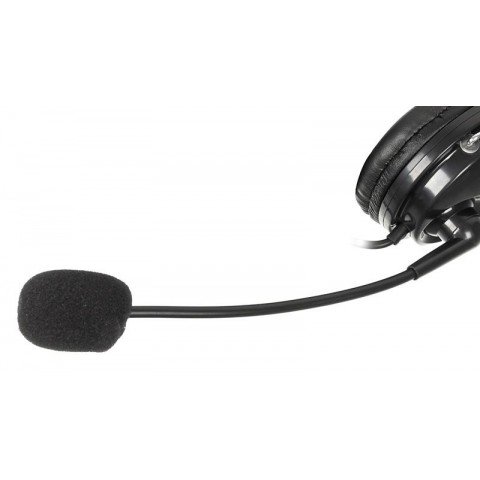 Наушники с микрофоном A4Tech HS-7P черный 2.5м накладные оголовье