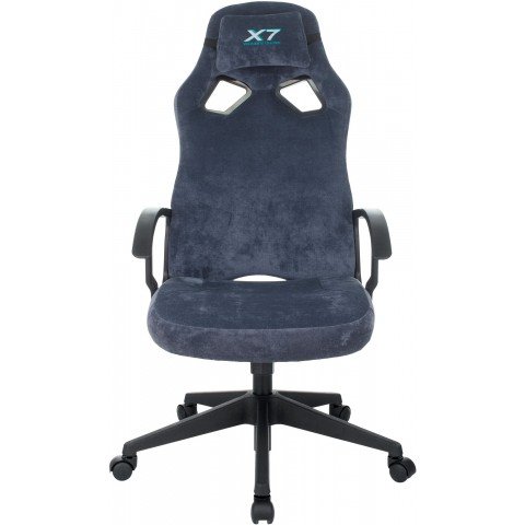 Кресло игровое A4Tech X7 GG-1400 синий крестов. пластик