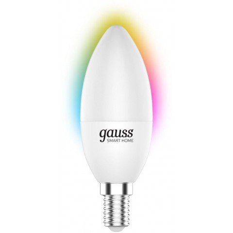 Умная лампа Gauss IoT Smart Home E14 5Вт 470lm Wi-Fi (упак.:1шт) (1190112)