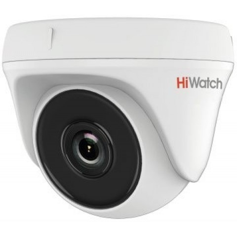 Камера видеонаблюдения аналоговая HiWatch DS-T133 2.8-2.8мм HD-TVI цв. корп.:белый (DS-T133 (2.8 MM))