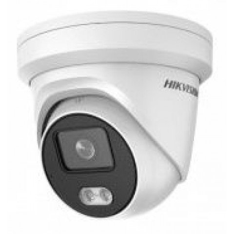 Камера видеонаблюдения IP Hikvision DS-2CD2327G2-LU(C)(4mm) 4-4мм цв. корп.:белый