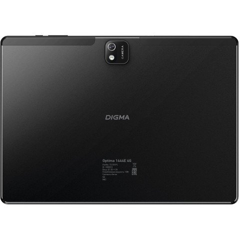 Планшет Digma Optima 1444E 4G T606 (1.6) 8C RAM6Gb ROM128Gb 10.1" IPS 1920x1200 3G 4G Android 12 черный 5Mpix 2Mpix BT GPS WiFi Touch microSD 256Gb 6000mAh