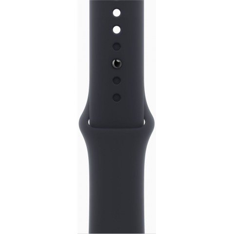 Смарт-часы Apple Watch Series 9 A2978 41мм OLED корп.темная ночь Sport Band рем.темная ночь разм.брасл.:150-200мм (MR8X3LL/A)