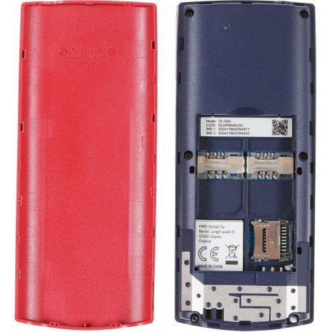 Мобильный телефон Nokia 106 (TA-1564) DS EAC красный моноблок 2Sim 1.8" 120x160 Series 30+ GSM900/1800 GSM1900 FM Micro SD max32Gb