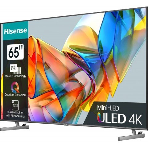 Телевизор LED Hisense 65" 65U6KQ темно-серый 4K Ultra HD 60Hz DVB-T DVB-T2 DVB-C DVB-S DVB-S2 USB WiFi Smart TV