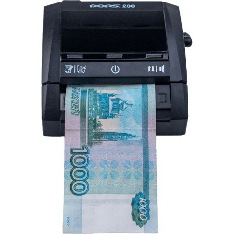 Детектор банкнот Dors 200 M2 FRZ-053758 BLACK автоматический рубли