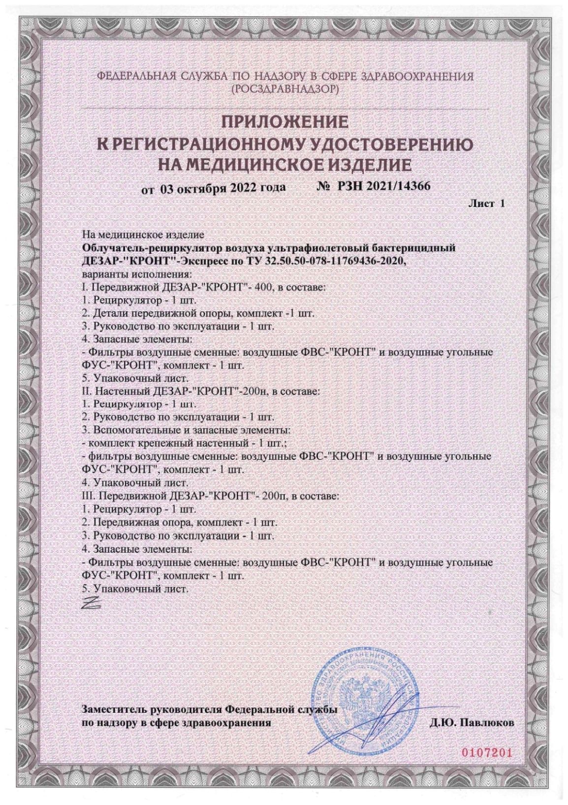 сертификация мебели для медицинских учреждений